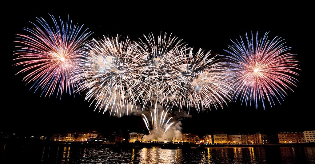 fuegos artificiales san sebastian